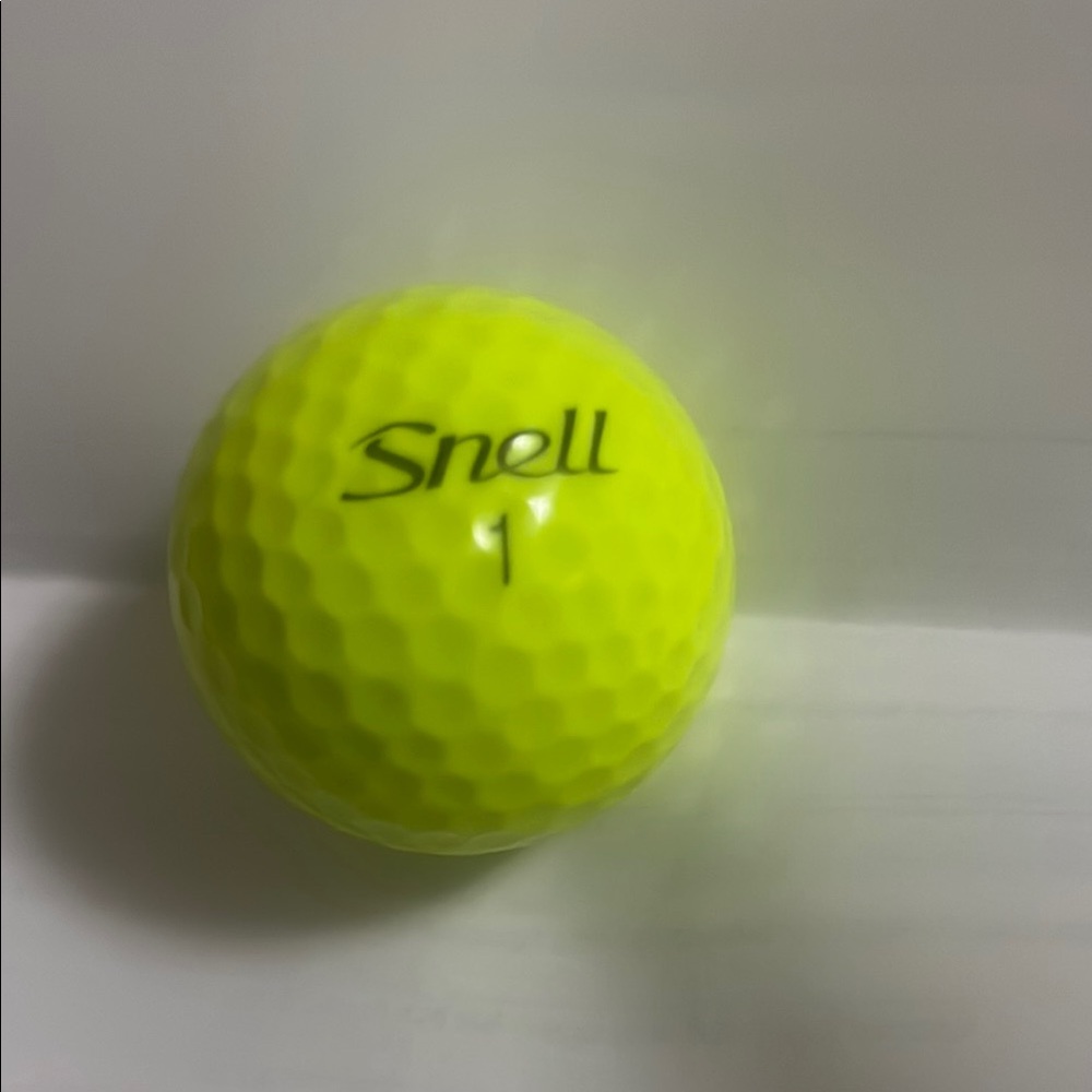 Snell Bright Yellow Golf Ball